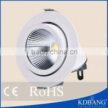 360 degree Adjustable led cob downlight rotate 20w