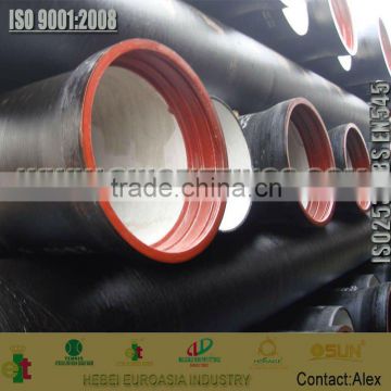 T type joint ductile iron pipes