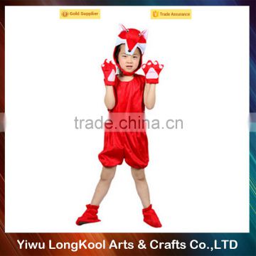 New arrival hot sale masquerade red fox mascot costume kids animal costume for party