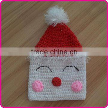 2015 new design crochet crazy christmas santa hats