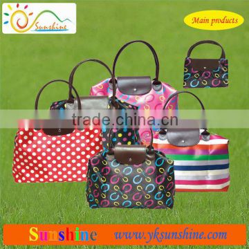 Folding standard size tote shopping bags