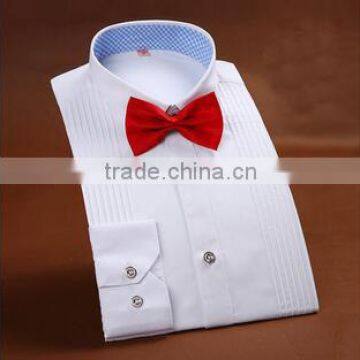 New arrival 100% cotton white formal slim fit mens latest shirt designs for men 2016