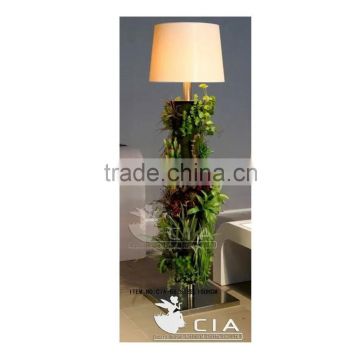 Awesome artificial green plants art plastic plants craft grass twined lamp