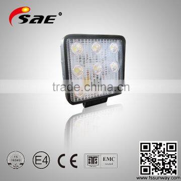 Hot sale auto off road 27w led work light for tucks suv jeep all vehicle use                        
                                                Quality Choice