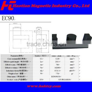 Transformer Ferrite magnetic Cores EC90