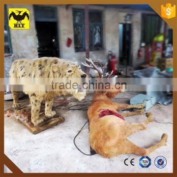 HLT animatronic resin animals saber-toothed tiger