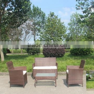 Synthetic rattan furniture 4pcs sofa set