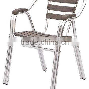 Aluminum PS wood chair