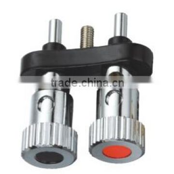 Dual Binding Post Insulator AMPLIFIER AUDIO spring Lock loaded Press terminal 4 mm Connectors