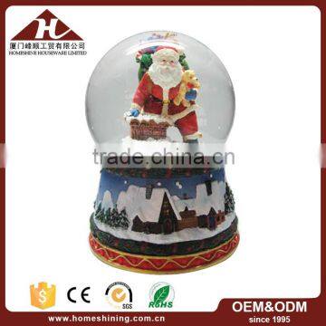 good price custom santa snowglobe for christmas