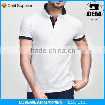 Professional factory cheap price high quality customized OEM service export plain white color polo shirt