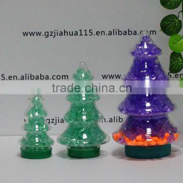 Christmas tree shape plastic candy jar