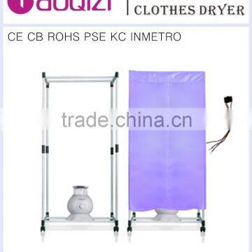Square wardrobe foldable cloth hanger dryer with Anion Function