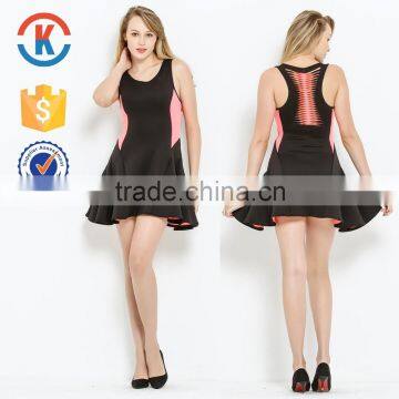 Korean sexy club short one piece dress stitching designs