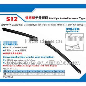 Custom made plastic injection mold for universal refill auto wiper blade