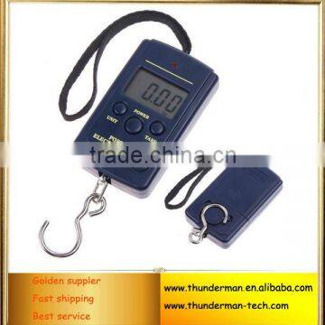 40kg Portable Pocket Digital luggage Scale with strap