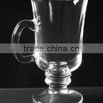 glass irish coffee mug