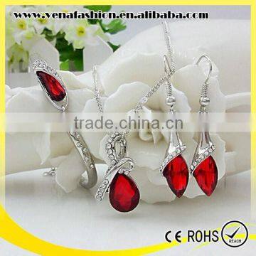 Artificial Imitation Diamond Jewelry Set, Gold Jewelry Sets photo-5