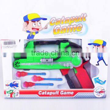 Safety plastic toy soft bullet gun toy with light