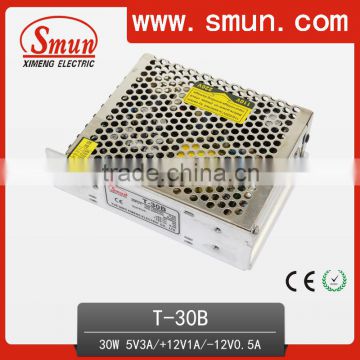 30W 5V 12V -12V Triple Output Switching Power Supply T-30B