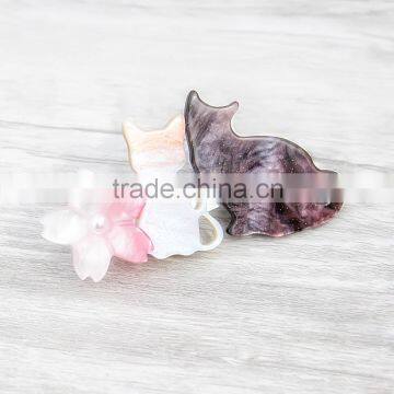 2016 Fashion flower and cat hair clip