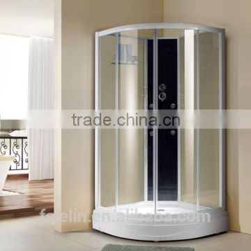 Foshan Lelin aluminum alloy bath shower enclosure cabin vanity with 6mm tempered glass JC-30