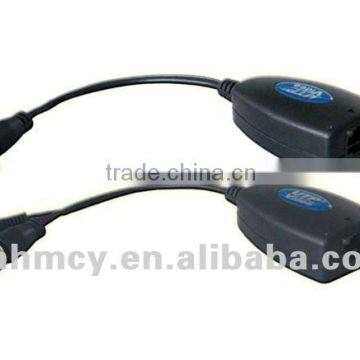 RJ45 video balun with Video power over UTP to 300m