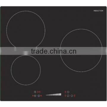 Build-in Type & Touching Switch Induction cooker with 3 Burners