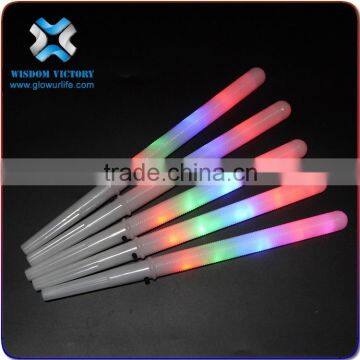 Wisdom Victory 2016 Top quality Customized Kid Favor Colorful Led Cotton Candy SticK Party decorations Led Flashing Cotton Candy