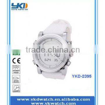 newest design cheap silicon rubber colorful watch