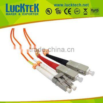 LC to SC Multimode, Duplex, 50/125, OM2 fiber optic jumper