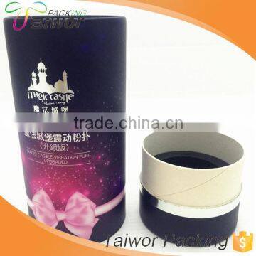 Guangzhou Taiwor elegant round cardboard gift box for powderpuffs