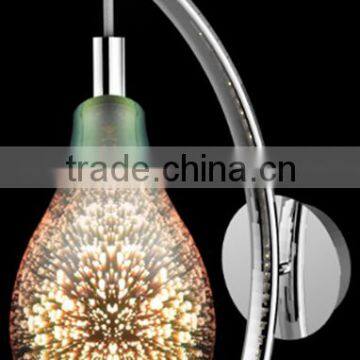 3D Glass wall scones & led wall light lamp & led outside light
