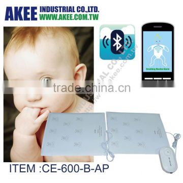 Baby breathing monitor baby care product mobile app controlled