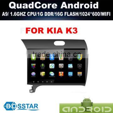 android car audio entertainment multimedia head unit system for kia K3 with gps wifi bt usb sd