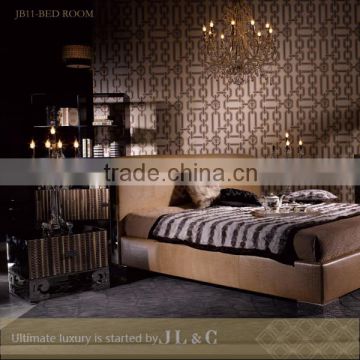 JB11-32 Night Table With Stainless Steel Stand in Bedroom from JL&C Furniture Latest Designs 2016 (China Supplier)