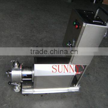 Horizontal Inline High Shear Mixer Pump for cream lotion