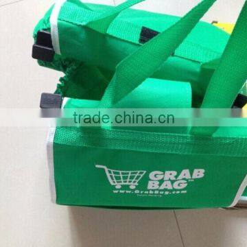 As Seen on TV Clip to Cart Reusable Shopping Grocery Bag GRAB BAG photo-4