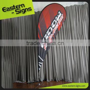 Top Advertising Flying Banner Custom Printing Teardrop Shape Flying Banners photo-6