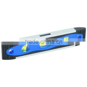 9" Magnetic torpedo spirit level with aluminium base