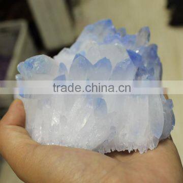 High Quality Blue Crystal Quartz Cluster