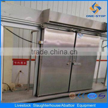 electrical sliding double cold room door in cold storage room