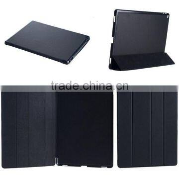 Wholesale price colorful heat press super slim smart leather cover for Apple iPad Pro