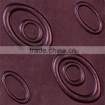 Easy to Install Wall Cladding Mildew-Proof Leather 3D Wall Board