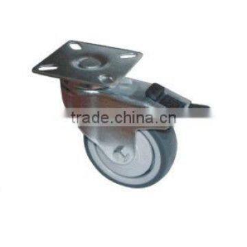 w04-75mm 3 inch brass furniture casters