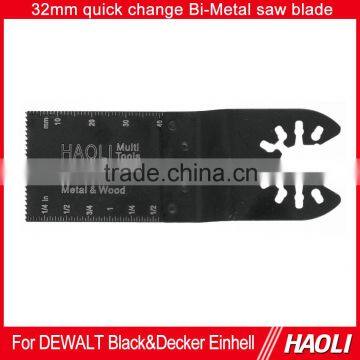 32mm(1-1/4'') quick change BIM oscillating tool saw blade for cutting soft metal ,nails