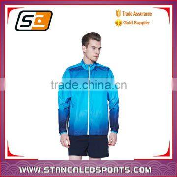 Stan Caleb Men's High-quality Fleece Windbreaker Long Sleeves Thermal Barrier Cycling Biking Windproof running jacket