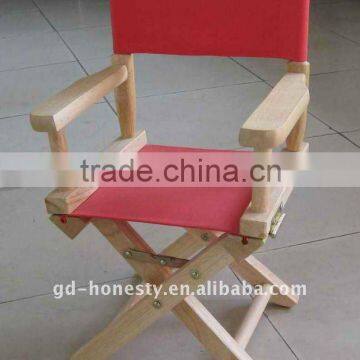 L002D Cheap Kid portable outdoor Wooden director Chair with canvas