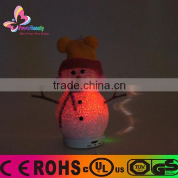 Bluetooth multi colors Spinning LED Stage speaker christmas decoration light