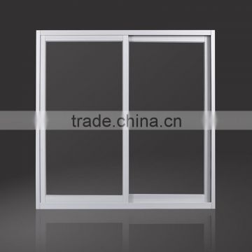 Popular style outside or interior aluminum sliding loaded window commercial aluminum glass window